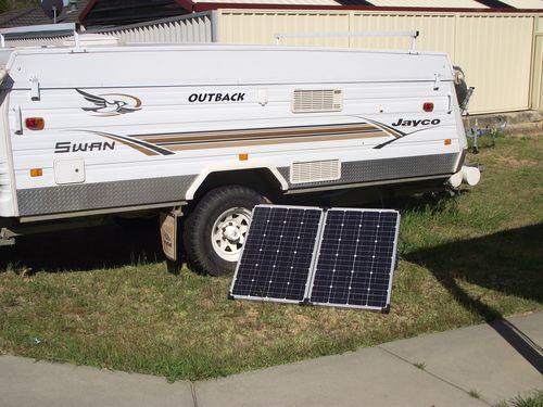 Solar panels can be moveable or mounted.